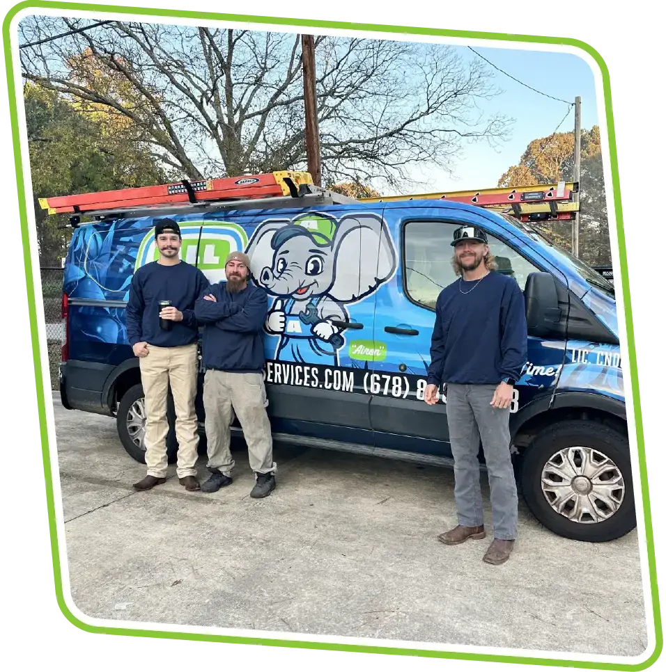 All Airs technicians providing reliable home comfort services in, Dunwoody Georgia.