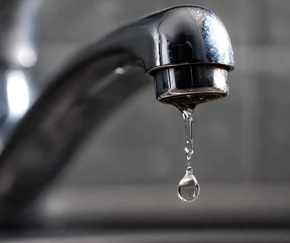 Weak water pressure from a faucet